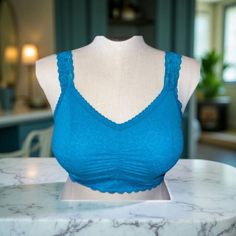 NWT Torrid Bralite - 4-Way Stretch Lace Teal Blue Size 0